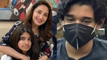 On National Cancer Day, Madhuri Dixit's son donates hair after growing for two years, star shares pictures