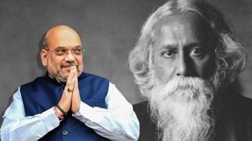 Amit Shah pays homage to Rabindranath Tagore in Kolkata, as BJP seeks cultural roots in Bengal