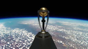 Cricket's Sky-High Spectacle, ICC Men's World Cup 2023 Trophy Soars to New Heights