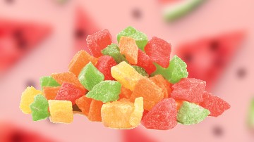 Indian Tutti Frutti from Watermelon Rind - best out-of-waste recipe