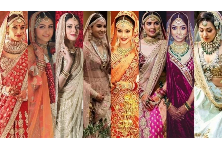 Sabyasachi designer bridal lehenga that Bollywood actresses wore on their wedding day