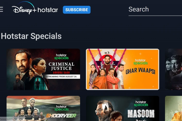 Top Must-Watch web series trending on Disney + Hotstar in India