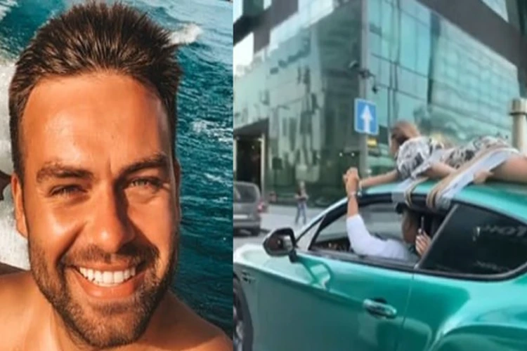  Russia: influencers perform 'trust test' stunt, ties girlfriend on the roof to get likes, gets criticism.