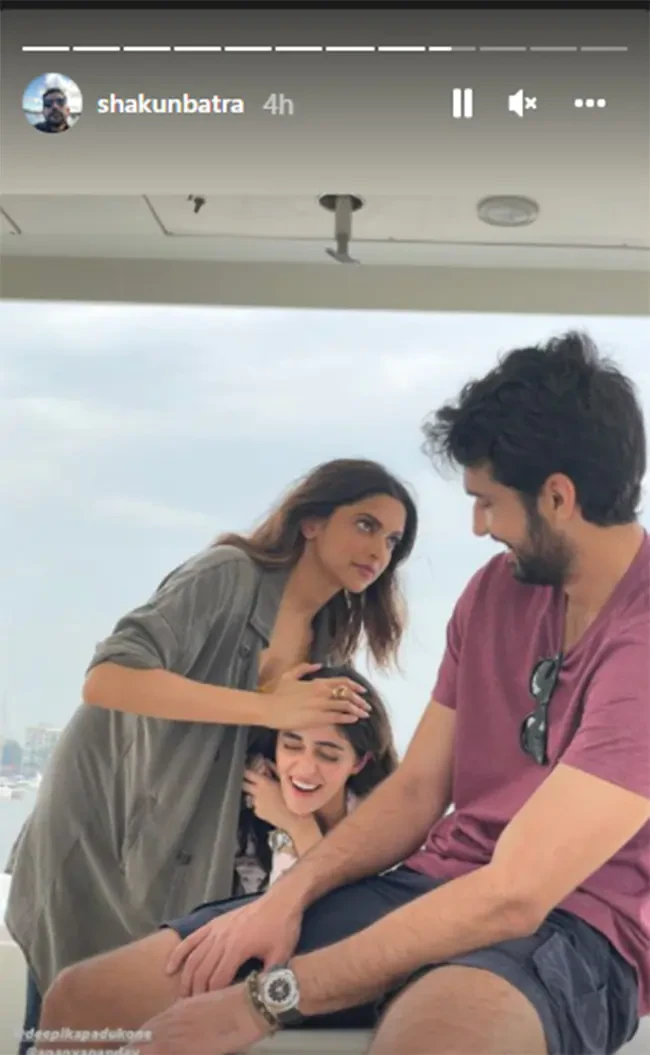 With Gehraiyaan is about to hit the theaters, the cast has been promoting the movie all over social media and other platforms.  highly anticipated Movie of the year, Gehraiyaan director Shakun Batra shared some BTS pictures and footage of the cast having fun on the set.   