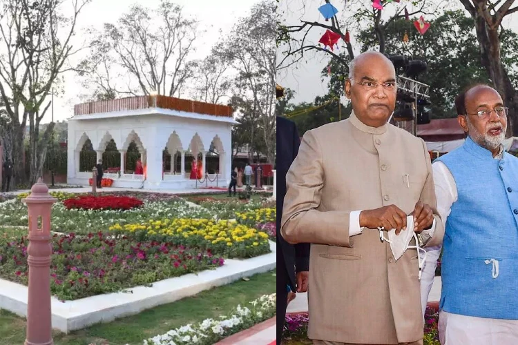 President Ram Nath Kovind on Sunday inaugurated Mughal-style 'baradari' 